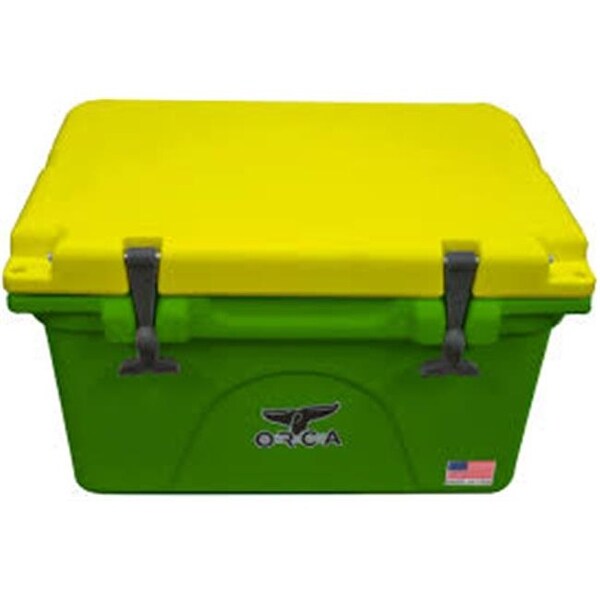 John Deere TS3006001OX22Q 22 qt Lit Cooler with Green & Yellow