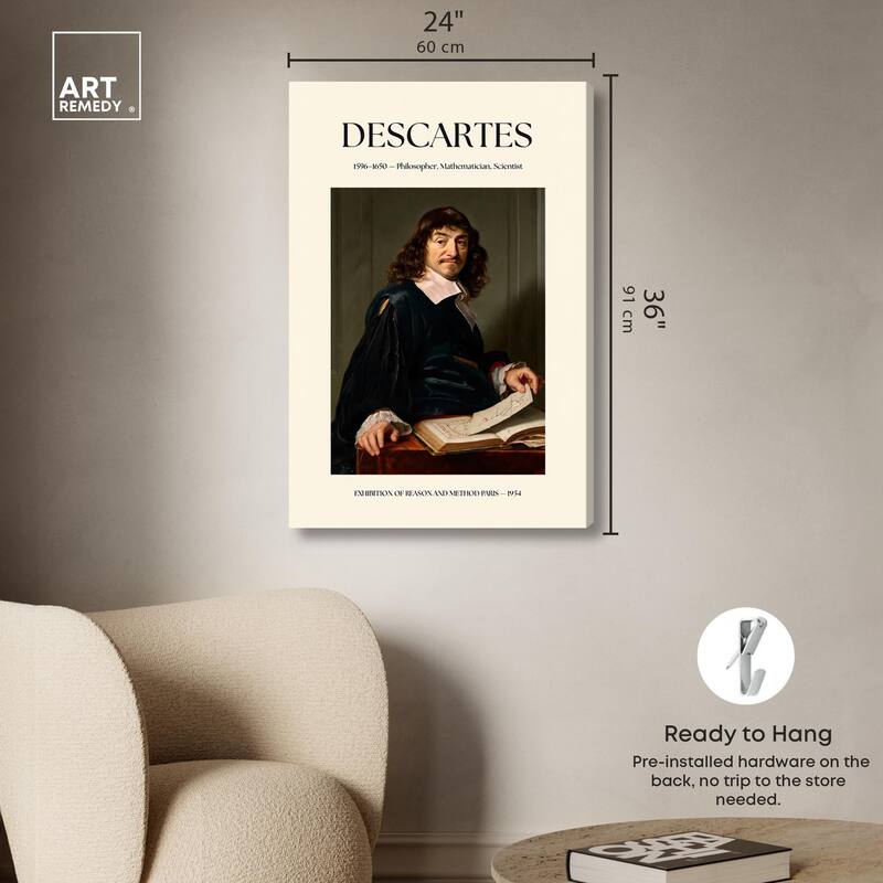 Rationalist Thinker Canvas by Art Remedy, Gallery Wrapped