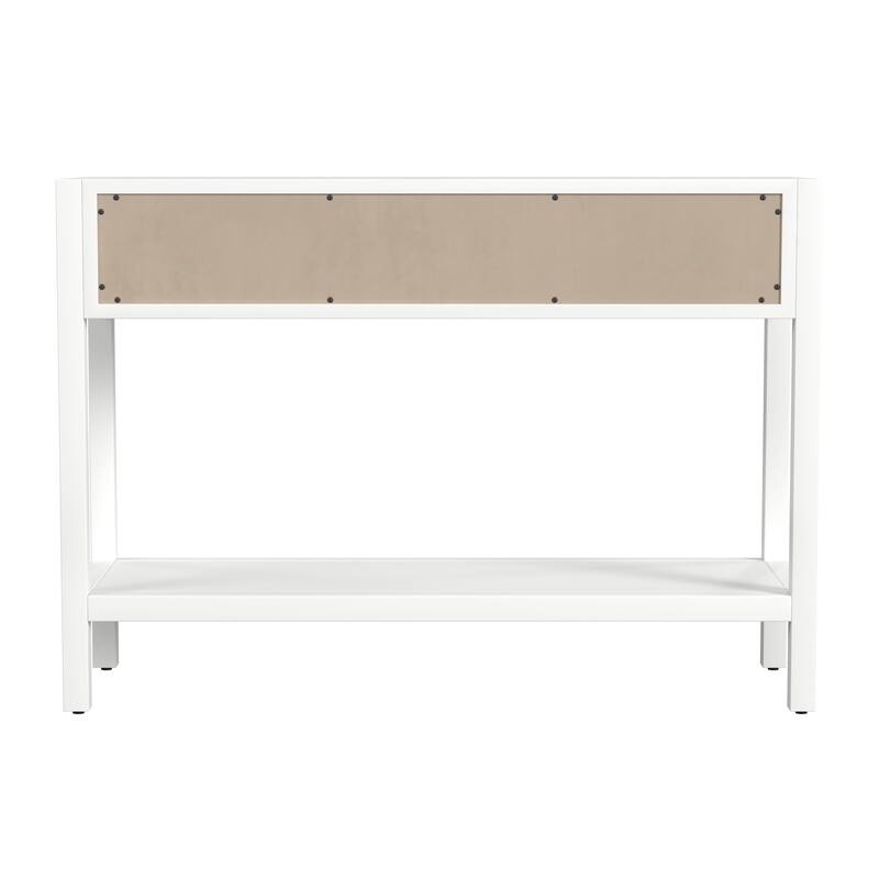 Lark 44" Wood 2-Drawer Console Table