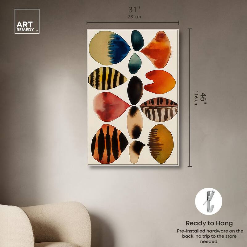 Assembled Pieces II Canvas by Art Remedy