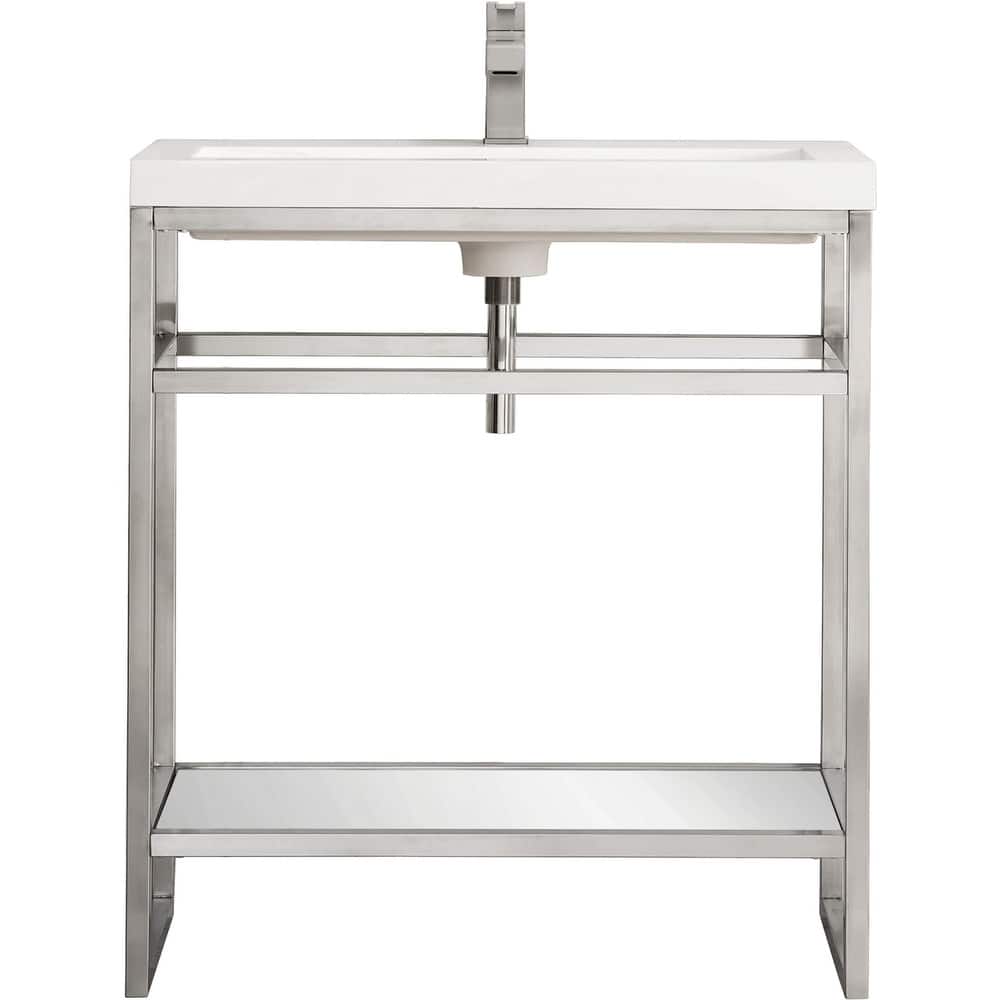 James Martin Vanities C105V31.5WG Boston 31-1/2" Rectangular Porcelain