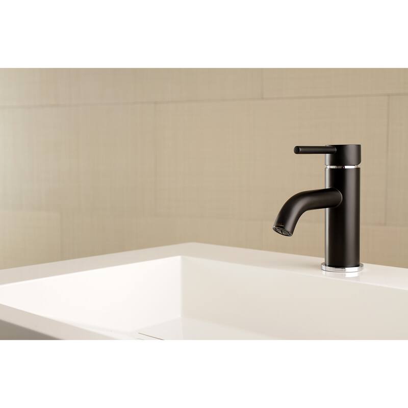Kingston Brass Concord Single-Handle Bathroom Faucet with Push Pop-Up