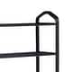 preview thumbnail 6 of 5, 31 in. H 15-Pair 5-Tier Black plastic Shoe Rack, Sturdy Shoe Shelf Storage for Bedroom, Entryway and Hallway
