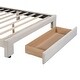 preview thumbnail 15 of 16, Full Size Storage Bed Velvet Upholstered Platform Bed with a Big Drawer High quality bed