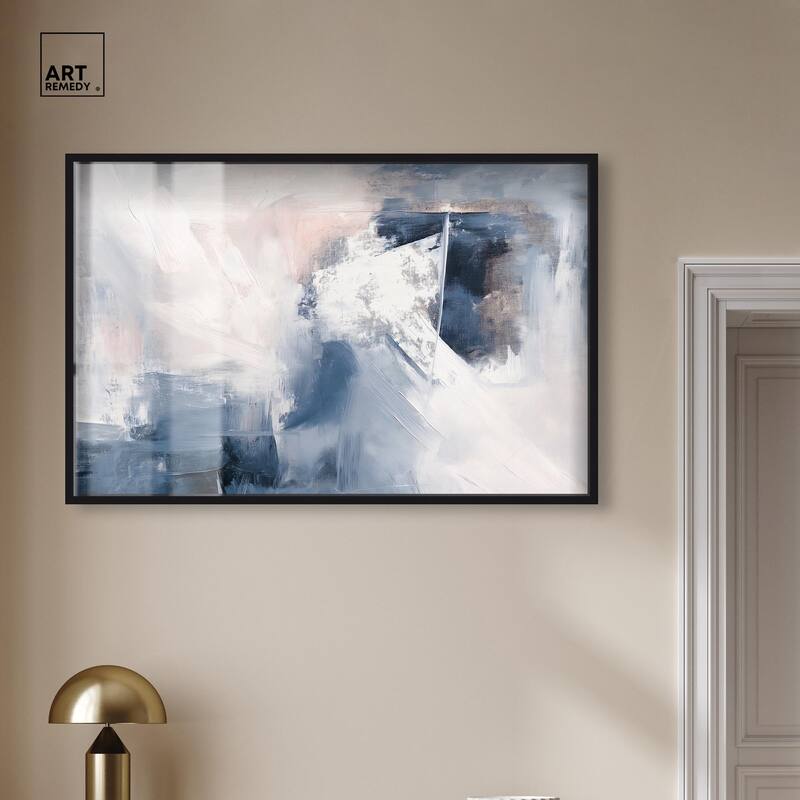 Blue Rapture II Shadowbox by Art Remedy