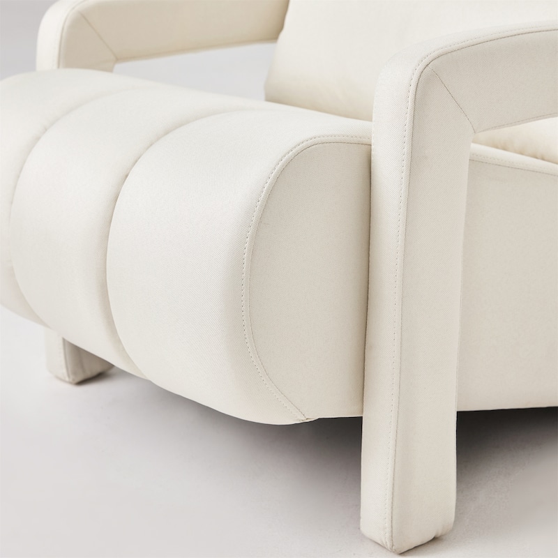 Rici Modern Linen Accent Chair by Christopher Knight Home