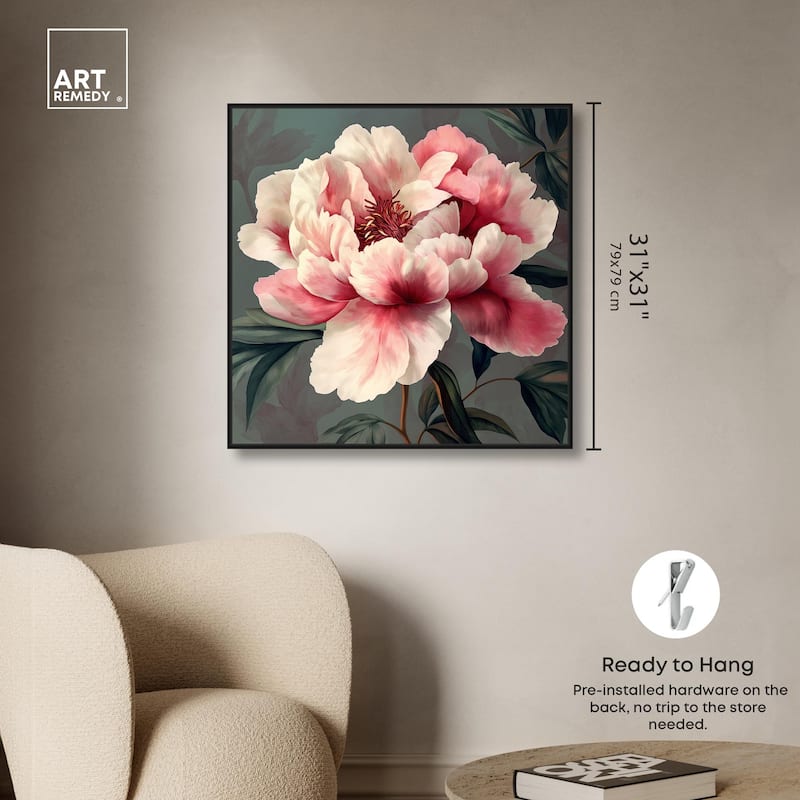 Opal Bloom I Canvas by Art Remedy
