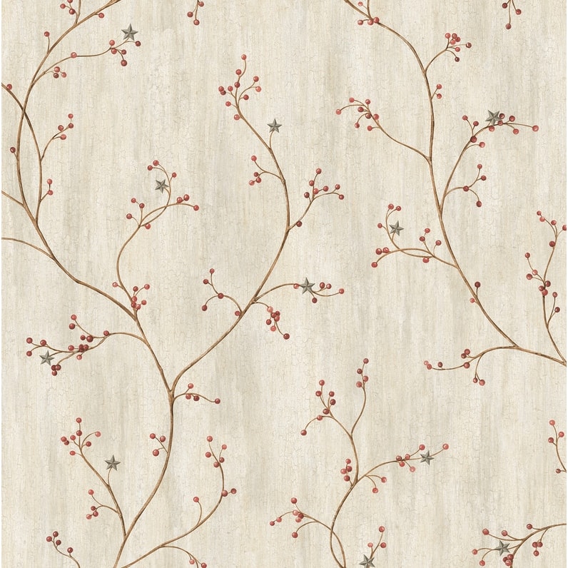 Chesapeake Gemma Blue Tin Star Trail Wallpaper - 20.5in x 396in x 0.025in