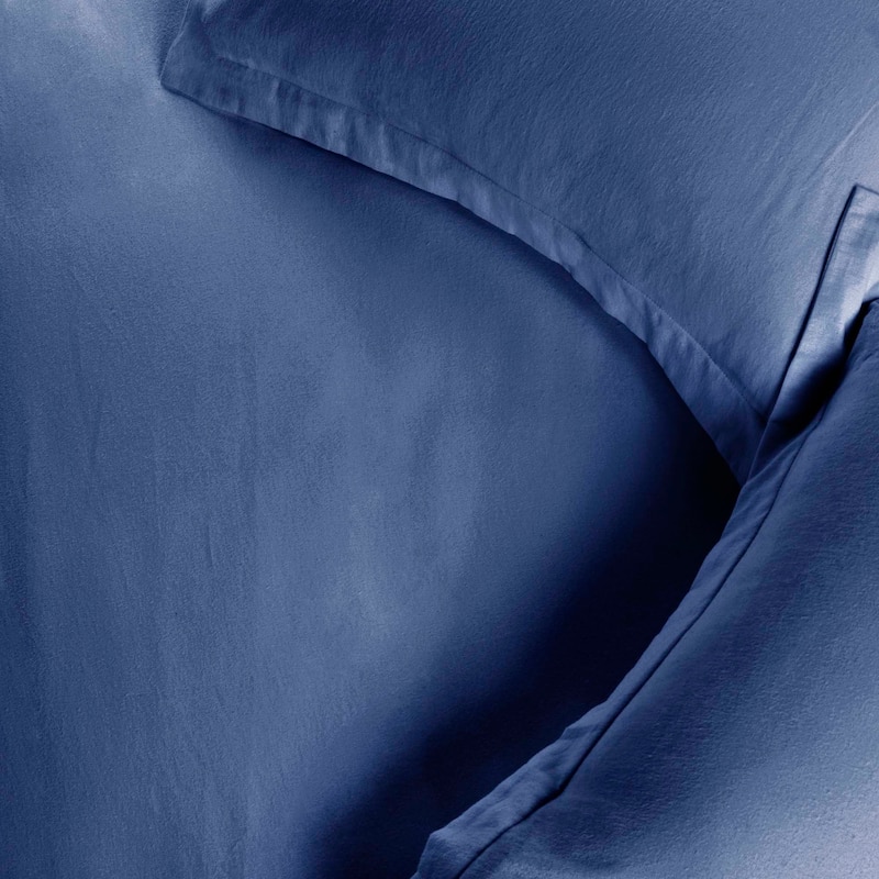 Superior Classic Solid Flannel Cotton Duvet Cover Set