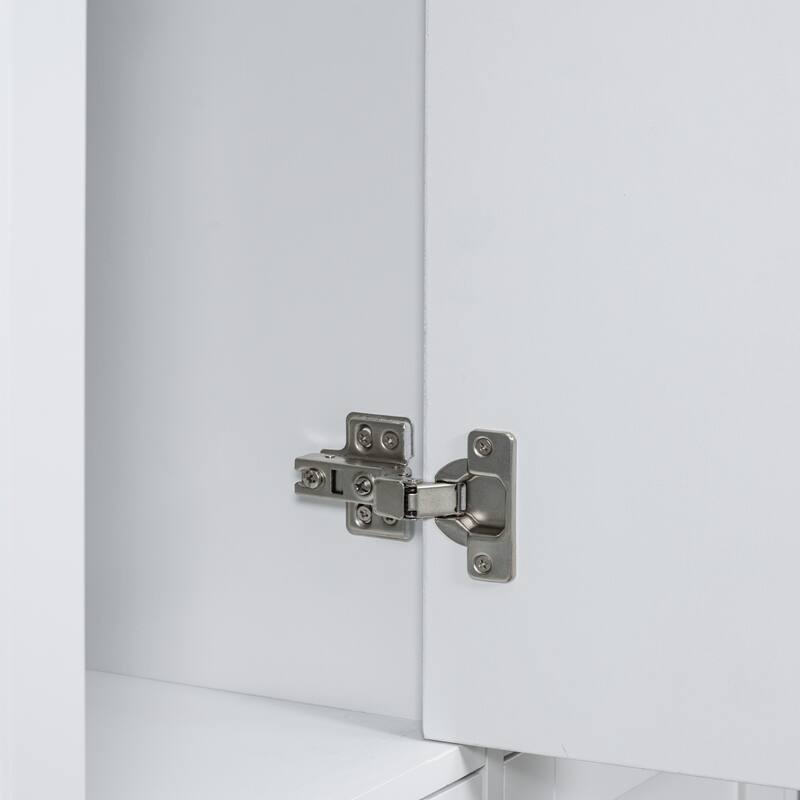 (Cabinet Only) Bathroom Vanity Base Cabinet with 2 Doors & 3 Drawers