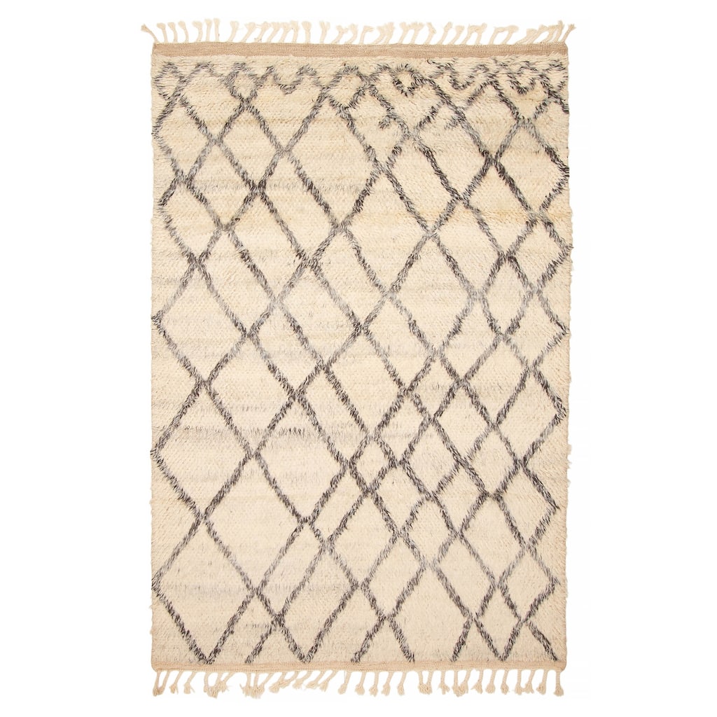 Tangier Cream Rug 5'4" x 8'1" - 5'4 x 8'1