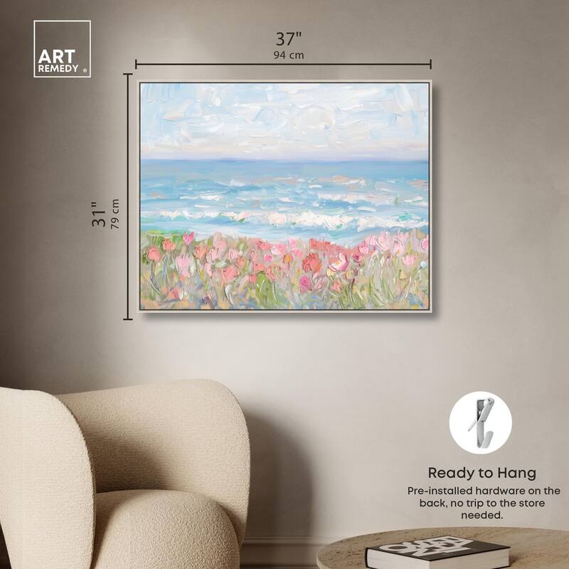 Waves of Peace Canvas by Art Remedy