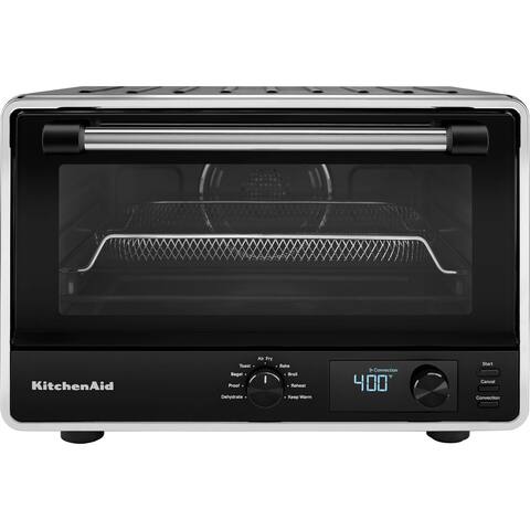 KitchenAid KCO124BM Digital Countertop Oven With Air Fry in BLACK MATTE