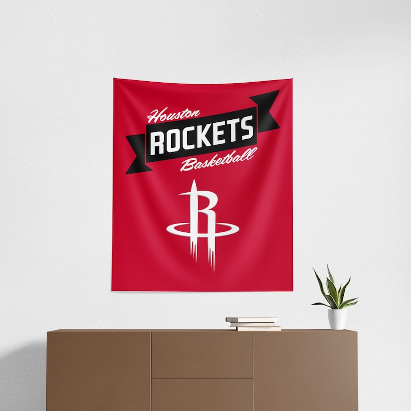 NBA Premium Rockets Printed Wall Hanging - 34"x40"