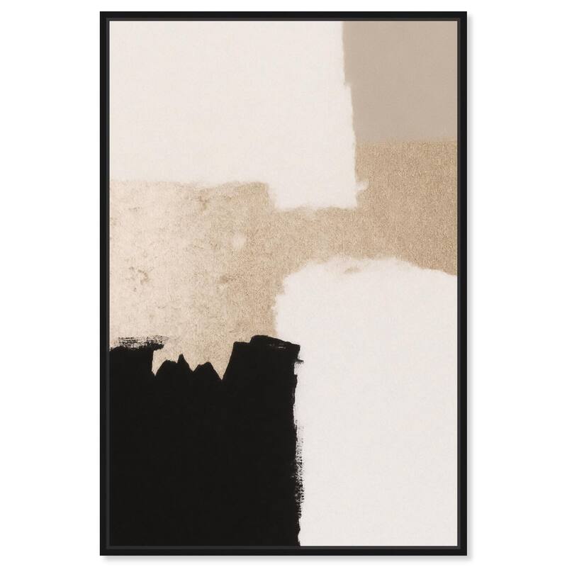 Earth and Ink I Canvas by Art Remedy - Black - 16" x 24"