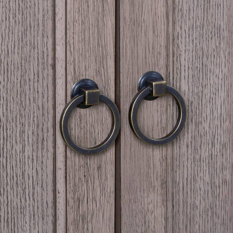 Bridgevine Home Fusion Buffet Server Cabinet, No Assembly Required, Dawn Finish