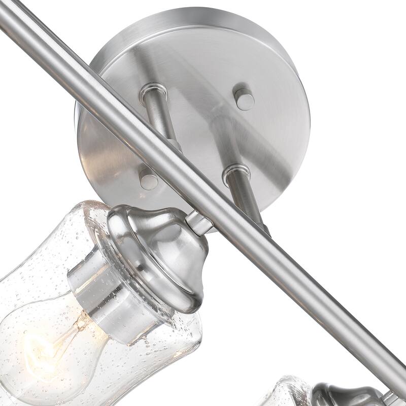 3 - Light Dimmable Vanity Light - 17.68"Wx6.54"Ex9.41"H