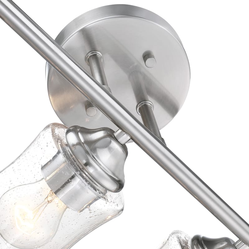 Modern Farmhouse 3-Light Bathroom Vanity Light - 17.68"x6.54"x9.41"