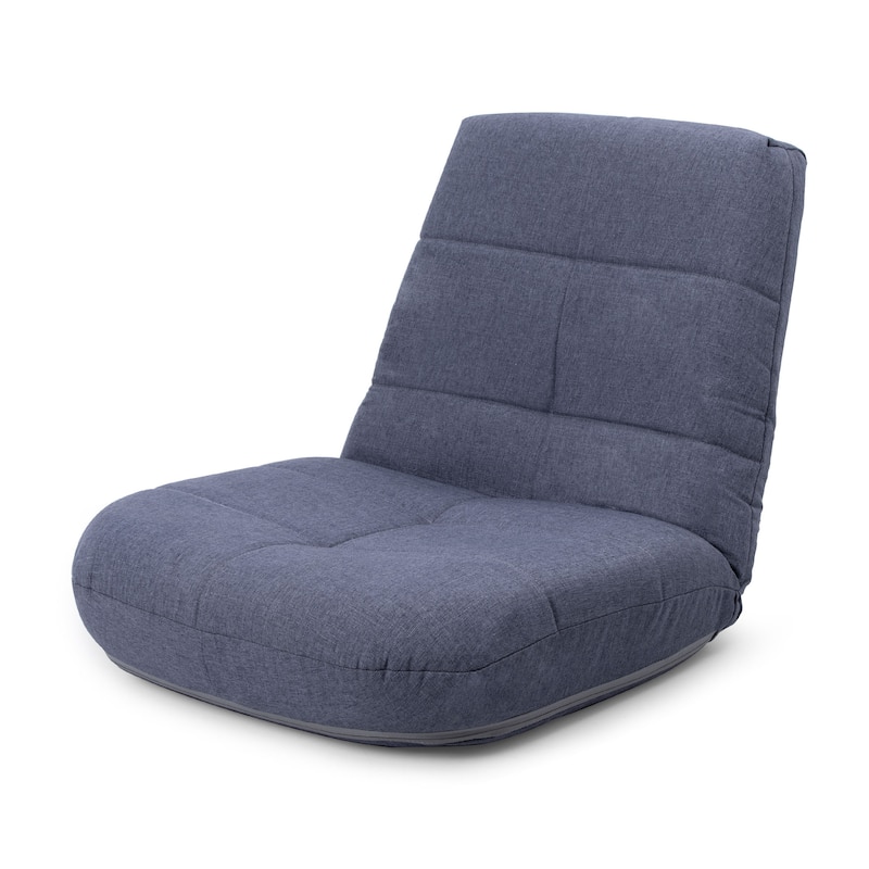 Adjustable 5-Position Padded Floor Chair Recliner Lazy Gaming Sofa