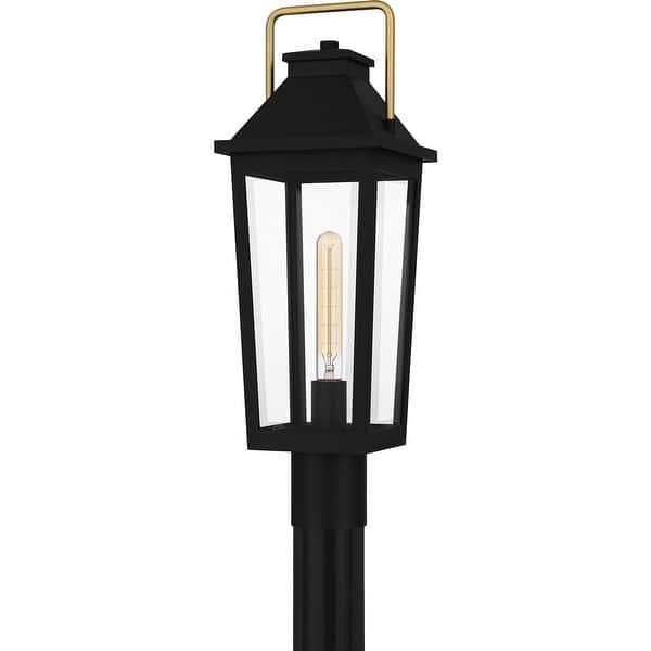 slide 2 of 7, Buckley 1-Light Outdoor Post Mount in Matte Black Matte Black