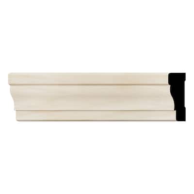 WM356: 11/16-in D x 2-1/4-in W x 96-in L Americraft Solid Hardwood Stain Grade Colonial Casing Moulding