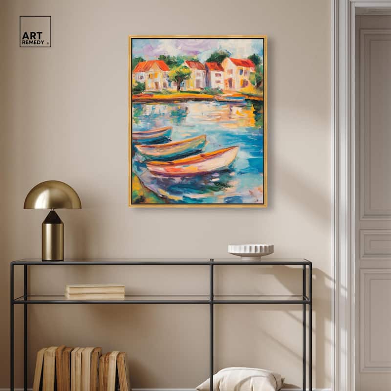 Bayside Calm II Canvas by Art Remedy