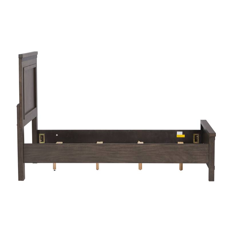 Liberty Furniture Thornwood Hills Youth Panel Bedroom Set with Bed, Dresser, Mirror - Full or Twin