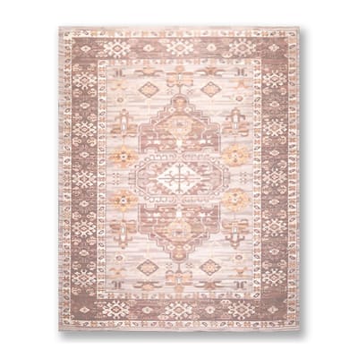 Handmade Taupe,Brown Flatweave Polyster Traditional Oriental Area Rug