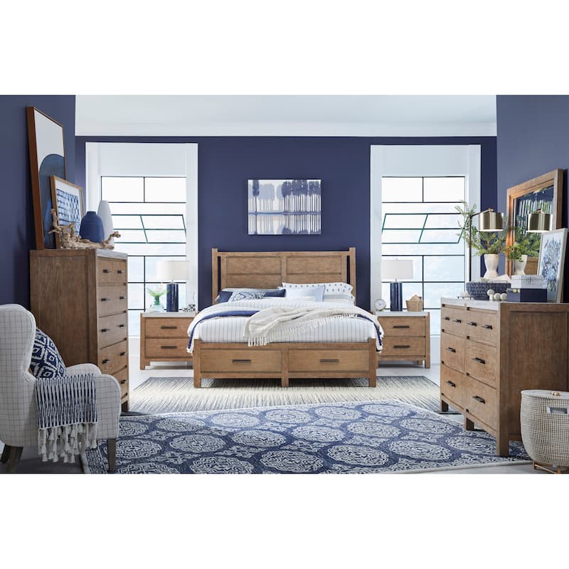 Magnussen Home Plum Creek Sierra Brown Drawer Nightstand