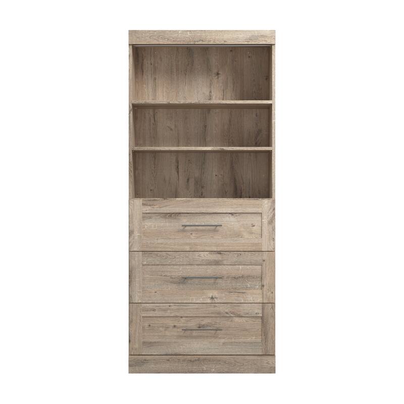 Pur 25W Closet Organizer with Drawers by Bestar