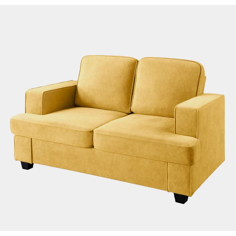 Modern Velvet Loveseat