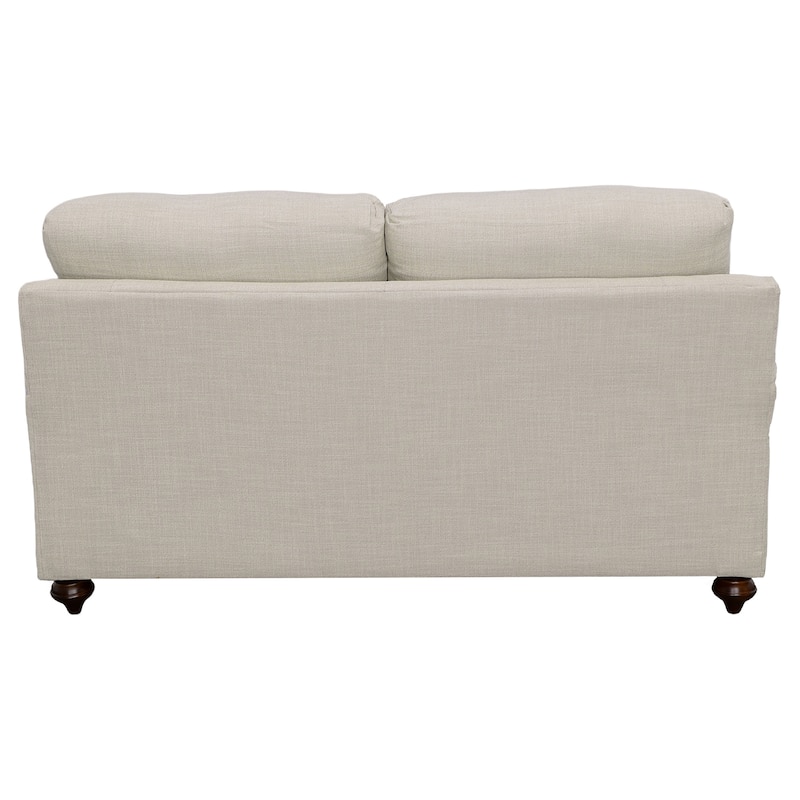 Glenn Transitional Upholstered English Arm Sofa Set