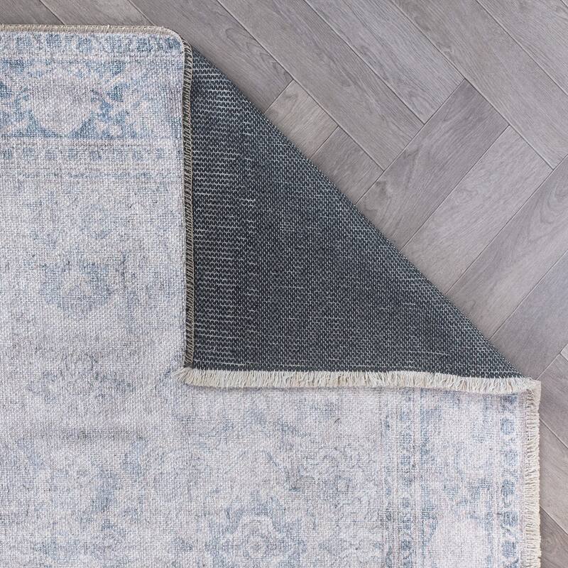 World Rug Gallery Transitional Distressed Vintage Machine Washable Area Rug