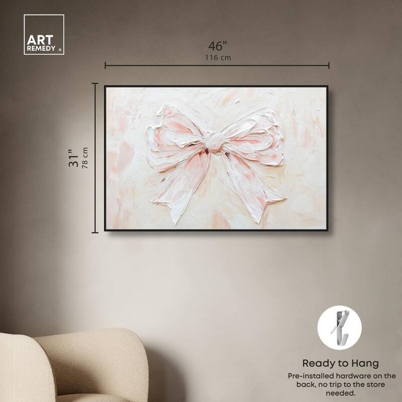 Relief Ribbons Canvas by Art Remedy