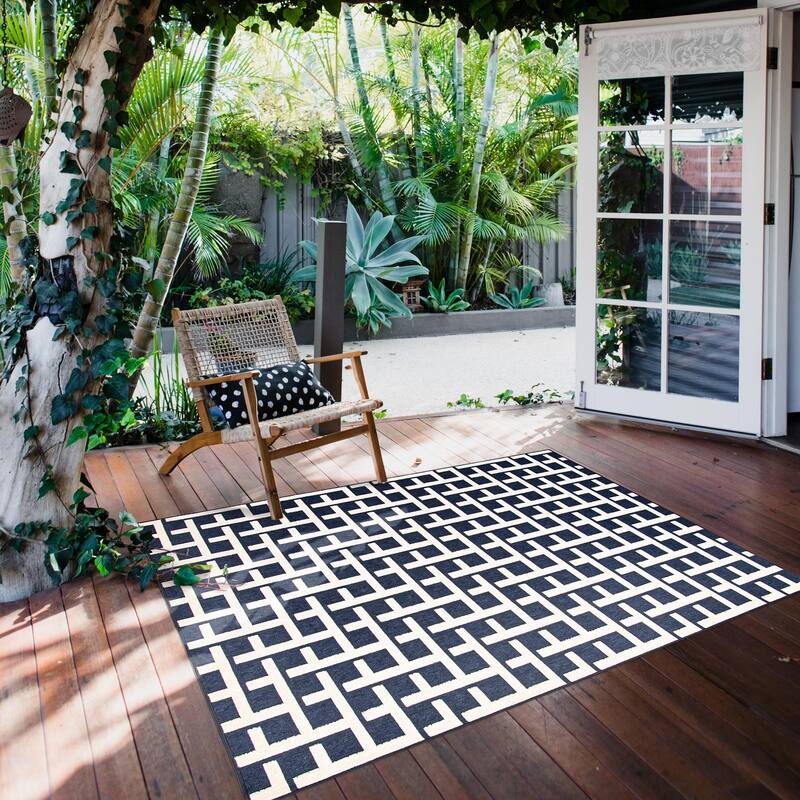 ECARPETGALLERY Villa Indoor/ Outdoor Rug