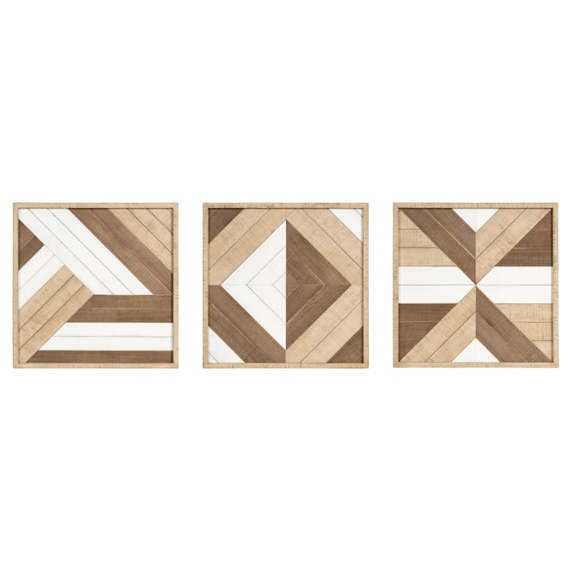Kate and Laurel Ballez Wood Plaque Art Set