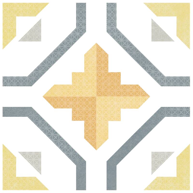 Merola Tile Prisma Mango 9-3/4" x 9-3/4" Porcelain Floor and Wall Tile