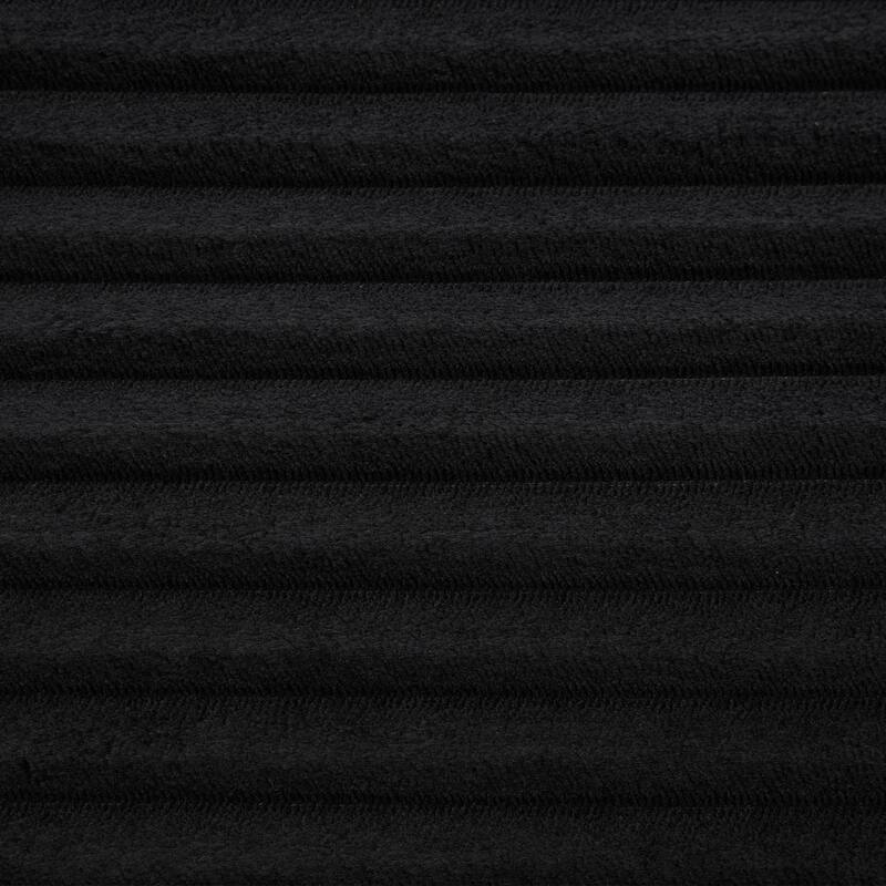 L-Shaped Corduroy Sectional Sofa w/ USB Ports & Cup Holders, 2-seater Sofa Loveseat w/ 2 Ottomans, Convertible Sleeper Sofa Bed