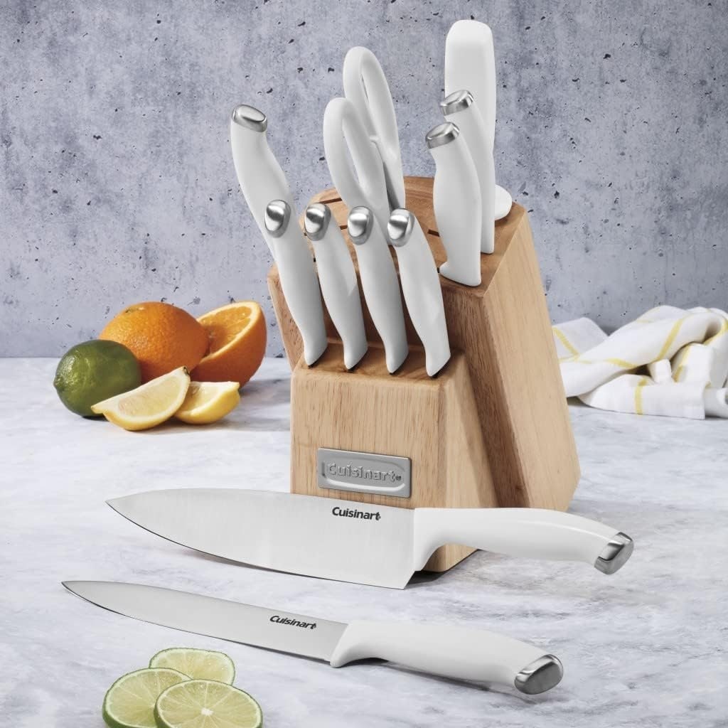  Cuisinart C55-12PR1 12-Piece Printed Color Knife Set with Blade  Guards, Multicolored: Home & Kitchen