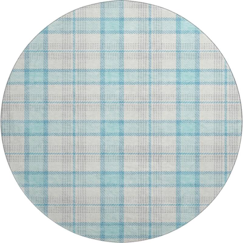 Premium Washable Super Soft Plaid Mayfield Rug