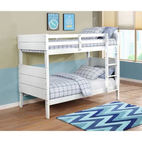 Maison Convertible Twin Over Twin Wooden Bunk Bed