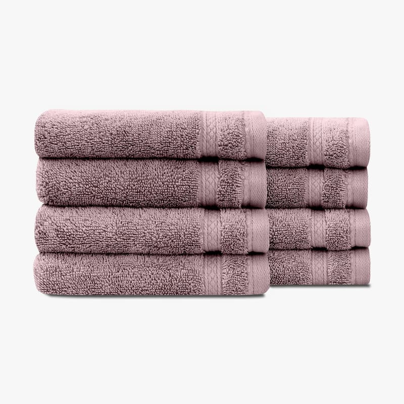 True Comfort Towels - Purple - 8 Washcloths