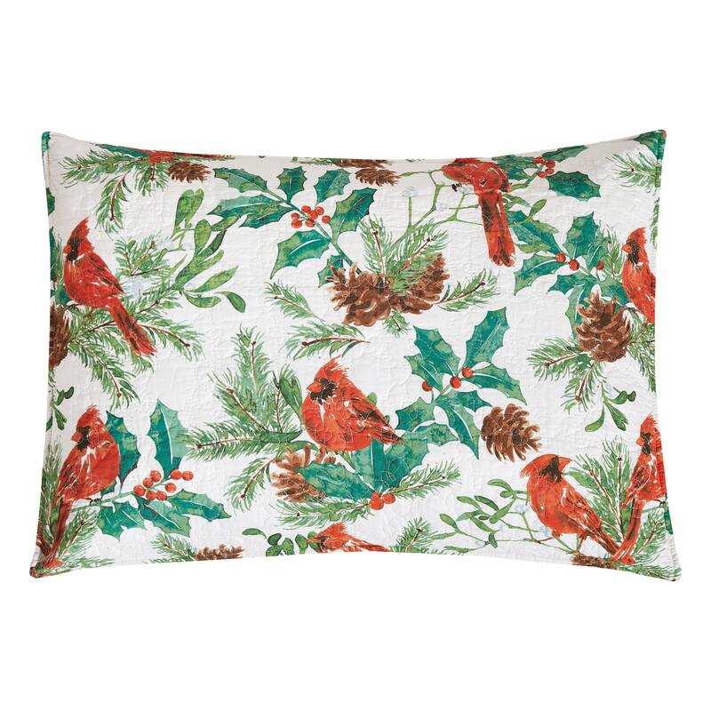 Delwyn Cardinal Cotton Quilt Set