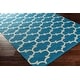 preview thumbnail 20 of 38, Flatweave Colne Moroccan Trellis Cotton Area Rug