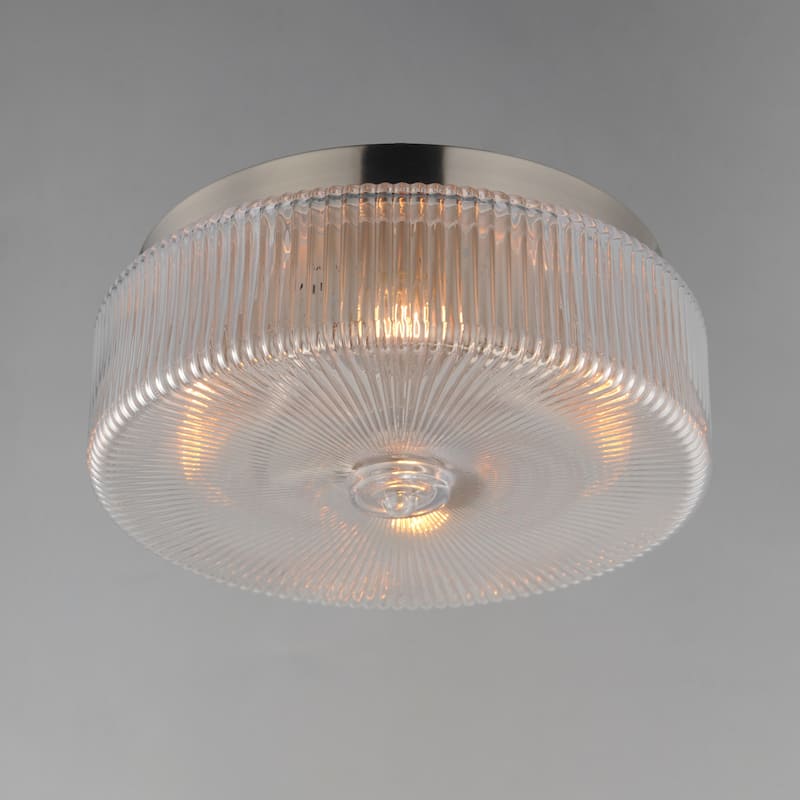 Maxim 15199CR Kasbah 4 Light 16" Wide Flush Mount Drum Ceiling Fixture
