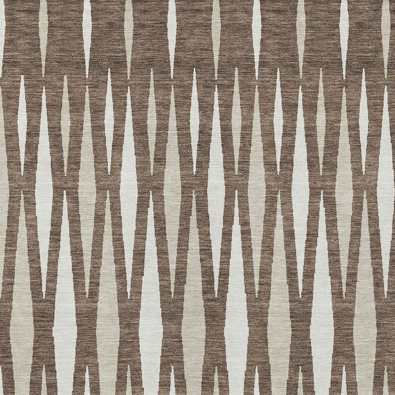 HomeRoots Geometric Transitional Rectangle Outdoor Rug