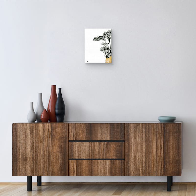 Calas 1 (gold) Canvas Art Print