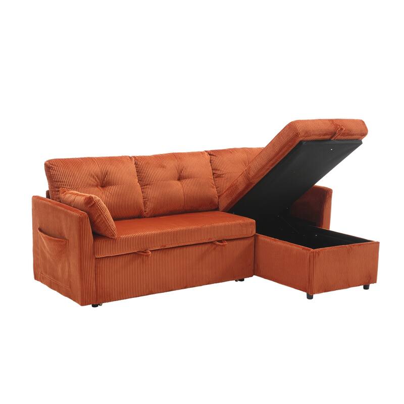 Modular Sectional Sofa L Shaped Modular Couch with Reversible Chaise
