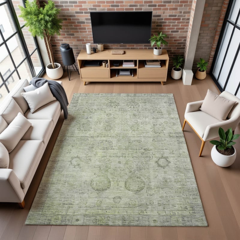 Premium Washable Super Soft Vintage Traditional Mayfield Rug
