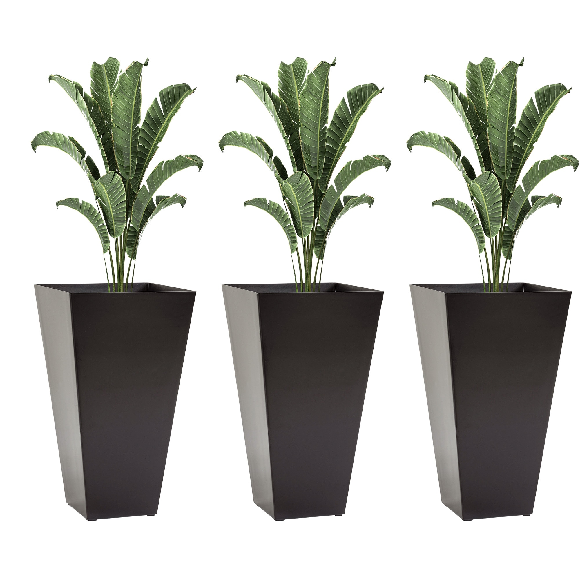 Indoor/Outdoor Self-Draining Planter for Patio Porch Office and Garden